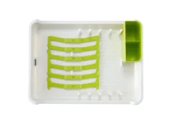 PROREGAL Praktischer Geschirrtrockner Aus Mattem Edelstahl & Kunststoff HxBxT 13 x 31 x 44,7cm< Abtropfgestelle|Besteckkästen