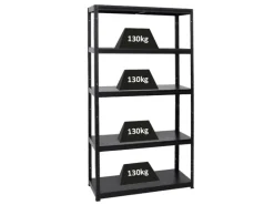 PROREGAL Schwerlastregal Steel Eagle HxBxT 180 x 100 x 40 cm Fachlast 130 kg< Küchenregale