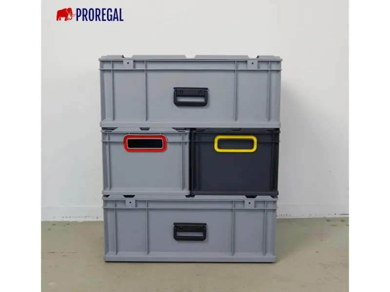 PROREGAL Gefrierschränke<Spar Set 8x Eurobox Nextgen Portable HxBxT 335 x 30 x 40 cm 30 Liter Eurobehälter Transportbox Transportbehälter Stapelbehälter