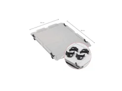 PROREGAL Gefrierschränke<Spar Set 5x Eurobox Nextgen Economy Mit Auflagedeckel & 4x Schiebeschnappverschlüsse Griffe Geschlossen HxBxT 17 x 30 x 40 cm