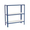 PROREGAL Küchenregale<Wohnregal Living Koala Wood mit 3 Fachböden HxBxT 90 x 80 x 30 cm Fachlast 150 kg Blau/Weiß