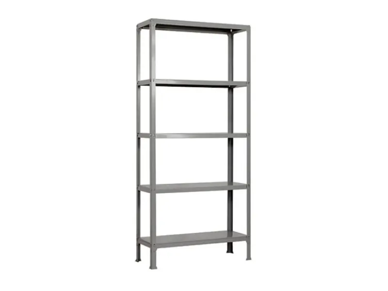 Sale PROREGAL Wohnregal Living Koala Metal mit 5 Fachböden HxBxT 180 x 80 x 30 cm Fachlast 150 kg Grau/Grau