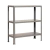 Outlet PROREGAL Wohnregal Living Koala Metal mit 3 Fachböden HxBxT 90 x 100 x 30 cm Fachlast 150 kg Grau/Grau