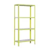 PROREGAL Wohnregal Living Koala Metal mit 4 Fachböden HxBxT 160 x 80 x 40 cm Fachlast 150 kg Grün/Weiß< Küchenregale