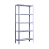 Sale PROREGAL Wohnregal Living Koala Metal mit 5 Fachböden HxBxT 180 x 80 x 40 cm Fachlast 150 kg Lila/Weiß