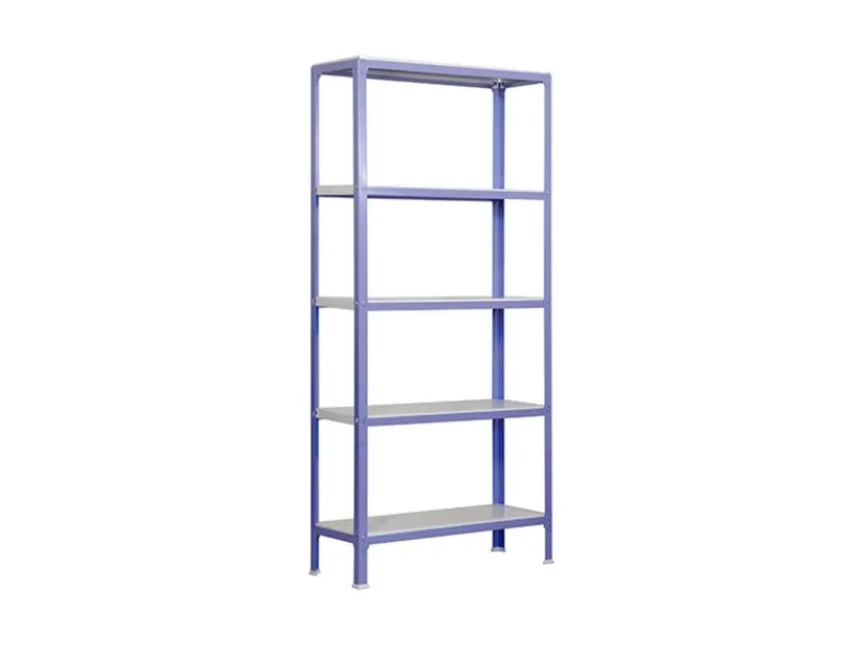 Sale PROREGAL Wohnregal Living Koala Metal mit 5 Fachböden HxBxT 180 x 80 x 40 cm Fachlast 150 kg Lila/Weiß