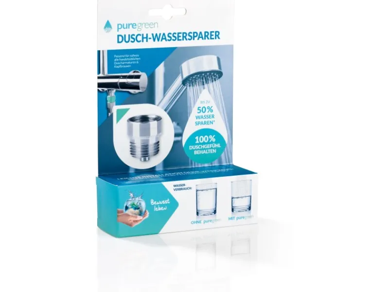 Best puregreen Wassersparer für Dusche Chrom