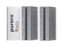 Unterbauhauben|Dunstabzugshauben-Filter<PURERO Premium Aktivkohlefilter Ersatzfilter für Bora BASIC Dunstabzug - 4 Stück
