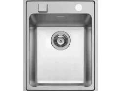 Pyramis Küchenspüle Pella 41 cm x 52 cm 1B 1D Edelstahl poliert< Edelstahlspülen