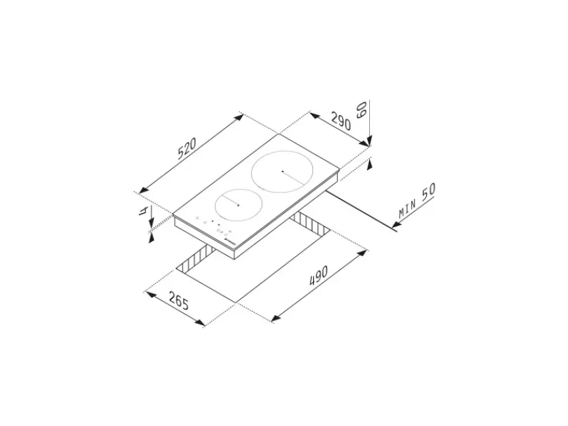 Best Pyramis Kochfeld PHI32230FMB