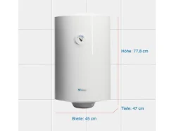 Regent Warmwasserspeicher<Hängespeicher REG 80 VR PL EU 80 Liter