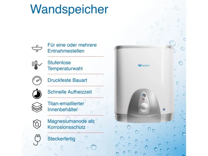 Outlet Regent Hängespeicher REG 80 QB EU 80 Liter