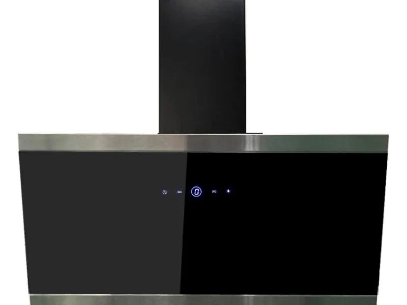 Respekta Kopffreihauben|Kochfelder<Dunstabzugshaube CH89090S Kopffrei 90 cm Schwarz