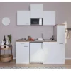 Respekta Winkelküchen|Single-Küchen<Economy Küchenzeile KB180WWMI 180 cm Weiß