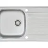 Respekta Einbauspüle Dallas 86 cm x 50 cm Edelstahl< Edelstahlspülen