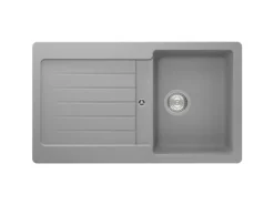 Respekta Granitspülen<Einbauspüle Massivgranit Austin 86 cm x 50 cm Grau