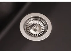 Outlet Respekta Einbauspüle Massivgranit Austin 100 cm x 50 cm Schwarz