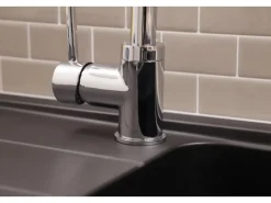 Outlet Respekta Einbauspüle Massivgranit Austin 100 cm x 50 cm Schwarz