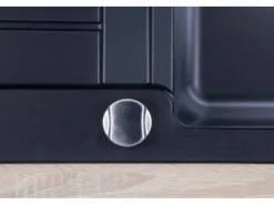 Respekta Granitspülen<Einbauspüle Massivgranit Austin 86 cm x 50 cm Schwarz