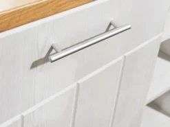 Respekta Kücheninseln<Kücheninsel Anton 124 cm ohne E-Geräte Lärche Weiß