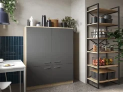 Hot Respekta Küchenmöbel-Set 11 Merle 120 cm Grau