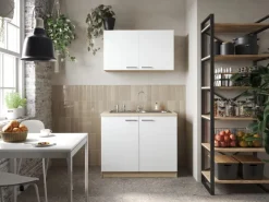 Respekta Pantryküchen|Miniküchen<Küchenmöbel-Set 2 Merle 100 cm