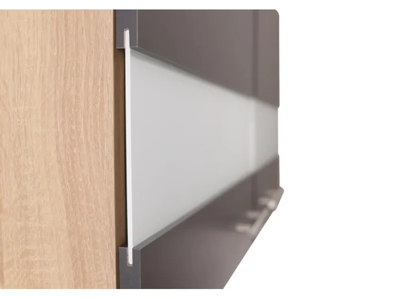 New Respekta Küchenmöbel-Set 1 Merle 100 cm Grau