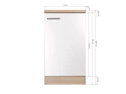 Respekta Küchenschränke|Einbauküchen<Küchen-Spülenunterschrank Merle 50 cm