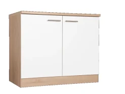Respekta Küchen-Spülenunterschrank Merle 100 cm Weiß
