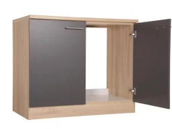 Respekta Küchen-Spülenunterschrank Merle 100 cm< Küchenschränke