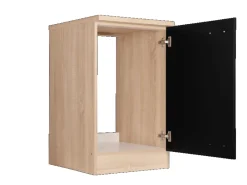Outlet Respekta Küchen-Spülenunterschrank Merle 50 cm Schwarz
