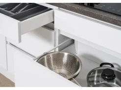 Respekta Premium Kühlschränke|Kochfelder<Respekta Küchenzeile GLRP280HWG 280 cm Granit-Optik Grifflos