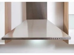Discount Respekta Küchenzeile KB210ESW 210 cm -Eiche Sägerau Nachbildung Weiß
