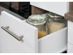 Respekta Einbauküchen|Kochfelder<Küchenzeile KB310EYG 310 cm -Eiche York Nachbildung