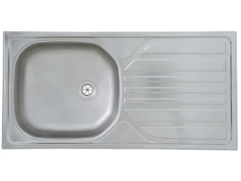 Clearance Respekta Küchenzeile KB225EYS 225 cm -Eiche York Nachbildung Schwarz