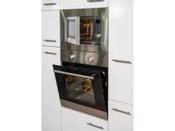 Respekta Küchenzeile KB360EYWMIGKE 360 cm Weiß Seidengl.-Eiche York Nachbildung< Winkelküchen|Kühlschränke