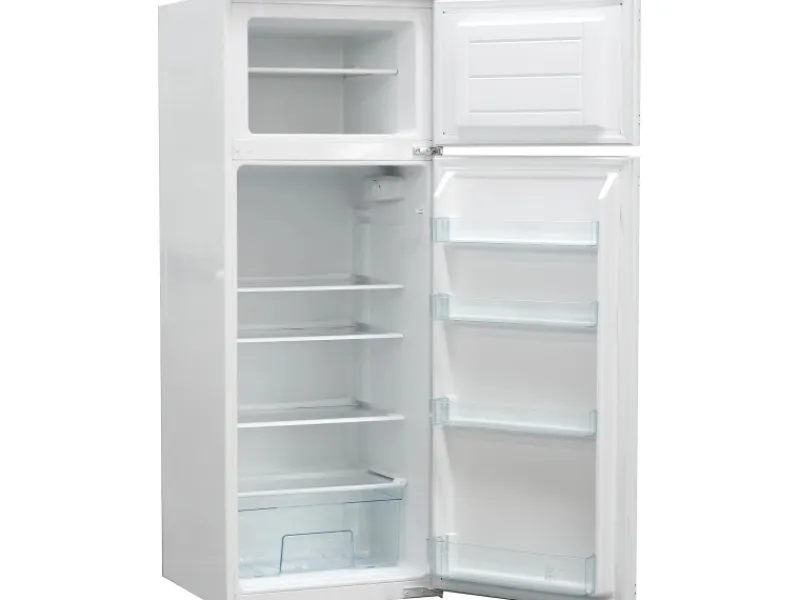 Respekta Einbauküchen|Kühlschränke<Küchenzeile KB330EYWMIGKE 330 cm Weiß Seidengl.-Eiche York Nachbildung