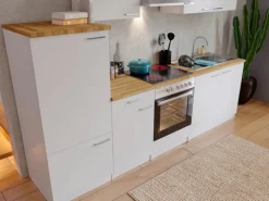 Respekta Winkelküchen|Kühlschränke<Küchenzeile KB270WWC 270 cm