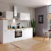 Sale Respekta Küchenzeile KB250WWC 250 cm Weiß