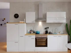 Sale Respekta Küchenzeile KB300WWC 300 cm Weiß