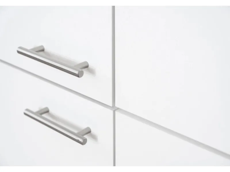 Best Respekta Küchenzeile KB210WWC 210 cm Weiß