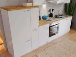 Respekta Küchenzeile ohne E-Geräte 300 cm< Einbauküchen|Kühlschränke