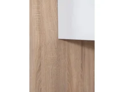 Respekta Premium Küchenschränke|Einbauküchen<Respekta Küchenzeile ohne E-Geräte 270 cm Grifflos Weiß Hochglanz-Eiche Sägerau