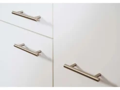 Best Respekta Küchenzeile ohne E-Geräte 310 cm -Eiche Sägerau Weiß