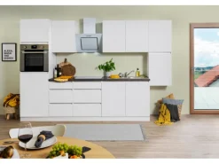 Respekta Premium Respekta Küchenzeile ohne E-Geräte 320 cm Grifflos< Kühlschränke|Einbauküchen