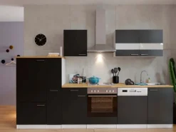 Respekta Küchenzeile ohne E-Geräte 310 cm -Weiß< Küchenschränke|Einbauküchen