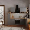 Best Respekta L-Küchenzeile Hilde LBBEKBL250EGC ohne E-Geräte 250 cm Grau
