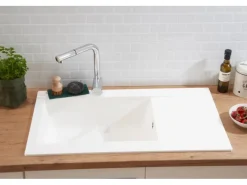 Respekta Mineralite Einbauspüle Denver 86 x 50 cm< Granitspülen|Einbauküchen