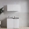 Respekta Pantryküchen|Miniküchen<Miniküche MK100WOS 100 cm Weiß