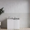 Respekta Miniküche Pantry 100S 100 cm Weiß< Winkelküchen|Single-Küchen